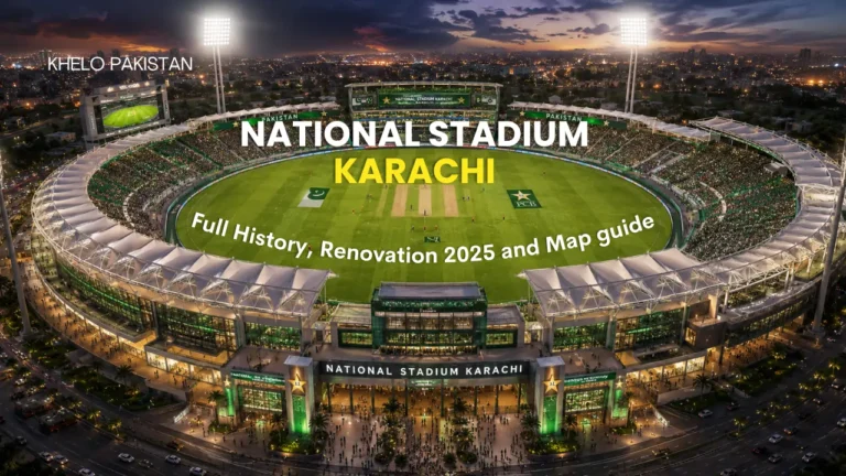 Karachi stadium 3d layout